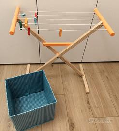 Stendino Giocattolo Legno