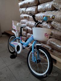 Bicicletta bambina Kimberly azzurra