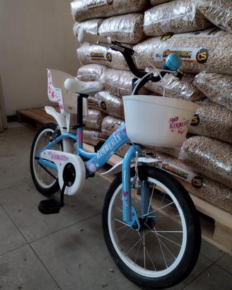 Bicicletta bambina Kimberly azzurra