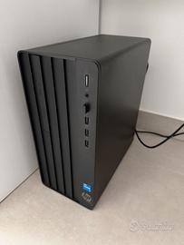 Postazione PC HP i5 (12ª Gen) + Monitor Curvo 24"