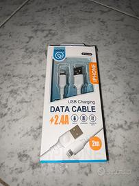 Cavo per carica e dati usb per iPhone o ipad 2 m