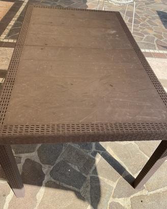 tavoli in plastica da esterno
