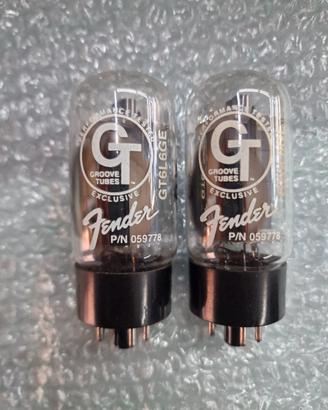 Valvole 6L6 GC STR  Fender GT Groove usate