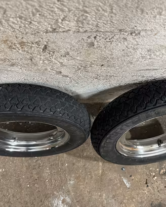 Gomme e cerchi cromati Vespa px