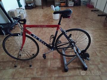 bicicletta da corsa de rosa