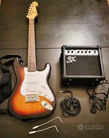 Chitarra Elettrica  3/4 con Amplificatore Marca SX