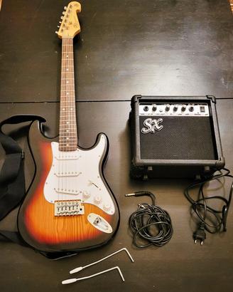 Chitarra Elettrica  3/4 con Amplificatore Marca SX