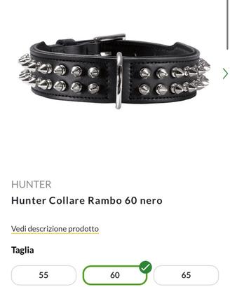 Collare HUNTER RAMBO 60