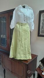 gonna + camicia in lino