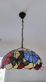 Lampadario 45 cm stile tiffany