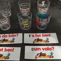 Nutella bicchieri adesivi barattolo 