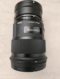 Obiettivo Sigma Art 50mm