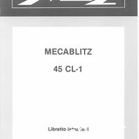 Metz Mecablitz 45 CL-1 -Libretto istruzioni
