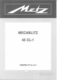 Metz Mecablitz 45 CL-1 -Libretto istruzioni