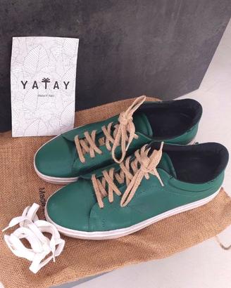 Sneakers scarpe YATAY verde uomo 43
