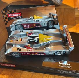 modello Slot car 1/32 Carrera AUDI R10 Le Mans