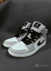 Jordan 1 Mid Light Smoke Grey 44