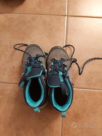 scarpe trekking quechua bambino numero 33