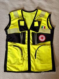 Gilet da intervento croce rossa italiana L slim