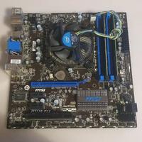 Scheda Madre MSI H55M-P31 cpu i3 + 4 giga ddr3