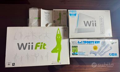 Lotto Nintendo Wii + Wii Fit + access. non testato