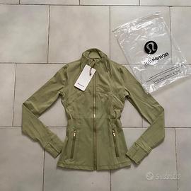 Lululemon Define Jacket Luon Verde Taglia 2 NUOVA