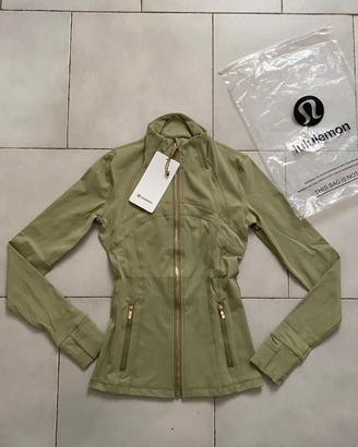 Lululemon Define Jacket Luon Verde Taglia 2 NUOVA