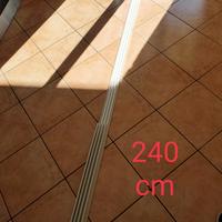 Guida per tende con 4 binari scorrevoli