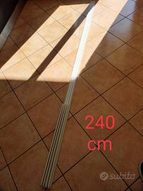 Guida per tende con 4 binari scorrevoli