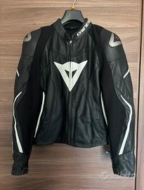 Dainese Assen Giacca Moto Pelle Tg.50 Come Nuova