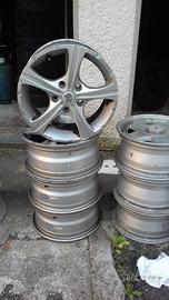 Cerchi raggio 15 attacco audi