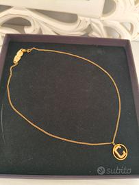 collana dorata Wilma Spagli 
