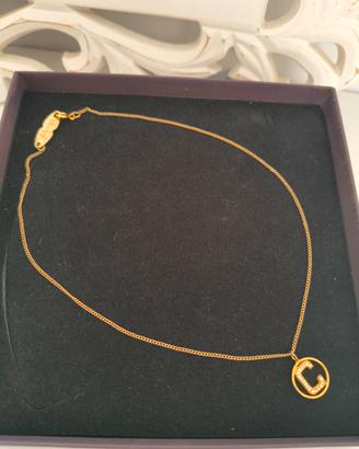 collana dorata Wilma Spagli 