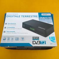 Decoder digitale terrestre DVB T2 Smartix nuovo