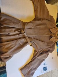 cappotto vintage 100% cashmere caramello- tg 48