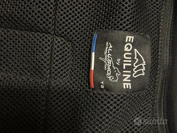 Gilet airbag junior unisex con dorsale EQUILINE