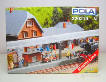 Scala N 1:160 - Banchina di stazione e pensilina