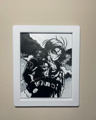 Quadro trunks del futuro - Dragon ball z (in 3D)