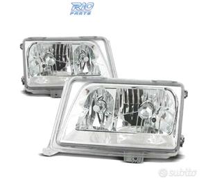 FARI PER MERCEDES CLASSE E W124 93-95 FONDO CROMAT