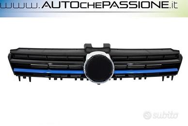Griglia calandra R line GTE blu VW Golf 7 2012 201