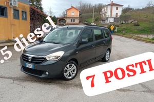 Dacia Lodgy 1.5 diesel 7 posti navigatore telefono