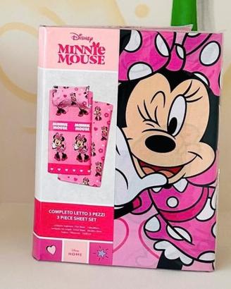 Lenzuola Minnie letto singolo