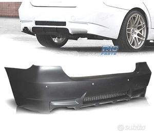PARAURTI POSTERIORE BMW E90 LOOK M3 PDC DOPPIO SCA