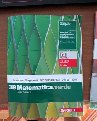 Matematica Verde (3B) – Bergamini (Zanichelli)