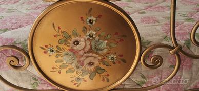 Letto ferro battuto e ottone 