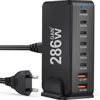 Caricatore USB Type C 8 porte GaN3 PD100W