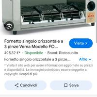 FORNETTO BAR VEMA Modello FO 2069 INOX 18/10