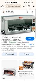 FORNETTO BAR VEMA Modello FO 2069 INOX 18/10