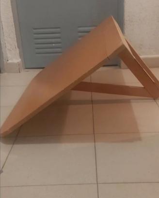Tavolino pieghevole da parete 90x60 cm