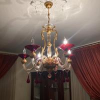 Lampadario in stile classico + 2 applique 